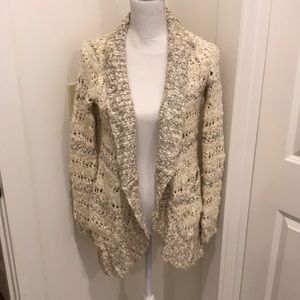 Long sweater with just a bit of sparkle